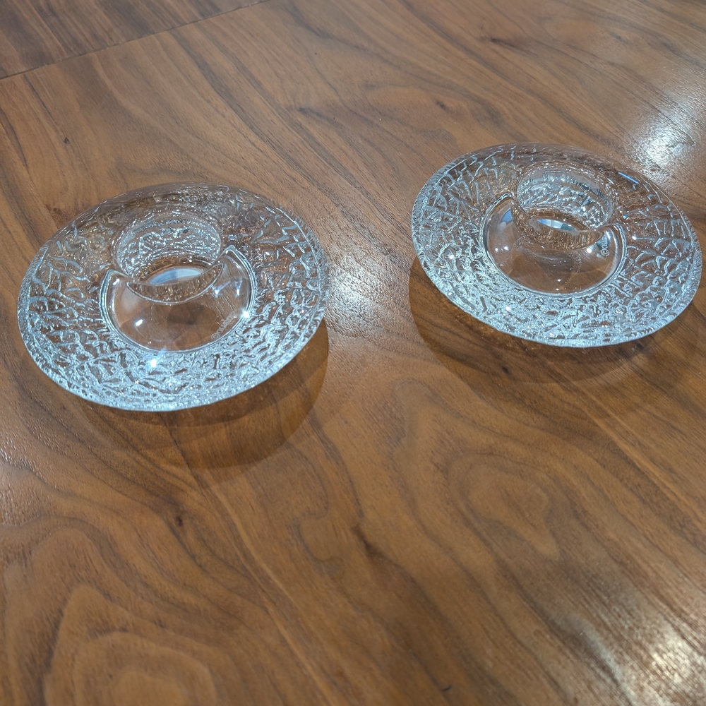 Set Of Orrefors Discus Votives